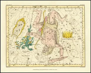 1822 - Alexander Jamieson - コロナ・ボレアリス、ヘラクレスとケルベロス、こと座