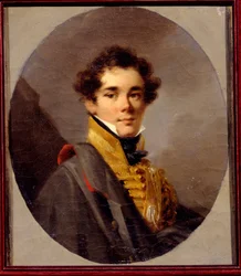 ヴァシリー・オルスフィエフ伯爵 (1796-1858) の肖像画。 アレクサンダー（アレクサンドル）モリナリ（1772-1831）による絵画、キャンバスに油彩