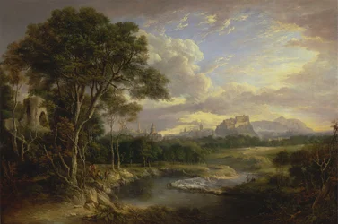エジンバラ市の眺め、カリフォルニア州。 1822年。