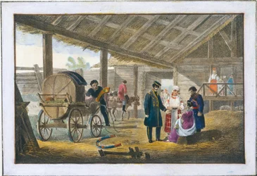 1820年の道端の宿