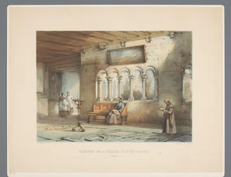 Klooster van Onze-Lieve-Vrouwebasiliek te Tongeren トングルのノートルダム教会の回廊 (オブジェクトのタイトル) リンブルグ州の 11 世紀から 13 世紀までの建築の古代遺跡 (シリーズ タイトル)