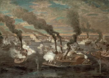 1862年6月6日、テネシー州メンフィスの大海戦