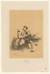 Cornelis Troostの自画像 快適さを観察する (オブジェクトのタイトル)