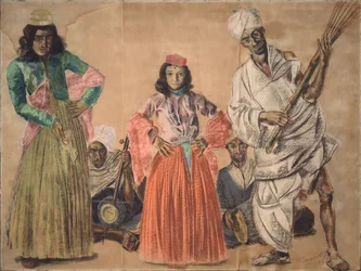 スリナガルの音楽家、1932