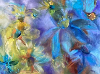 夢のような抽象的な花