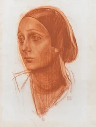 アレクサンドル・エフゲーニエヴィチ・ヤコブレフ（1887-1938）による『アンナ・パヴロワ