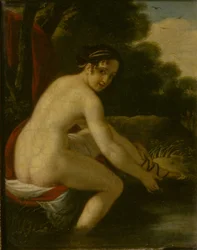 彼女の風呂でのスザンナ、1813