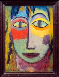 メドゥーゼロシアのアレクセイ・フォン・ジャヴレンスキー（Alexi von Jawlensky, Alexej von Javlenski）（1864-1941）の絵画、20世紀。リヨン、Musee des Beaux Arts。