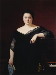 オペラ歌手マリエッタ・アルボーニの肖像 1826-1894, 1870.