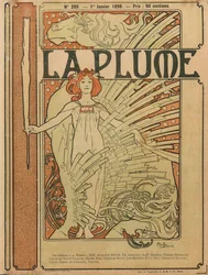 La Plume No 209、1898年の表紙。