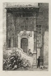白の女王として知られる家、Rue St. Hippolyte