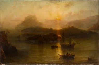 「ウィックローヘッドとブラックロック城」、1827-1883