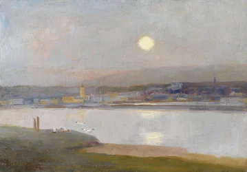 ヘイラントの月の出、Lelant、c.1892