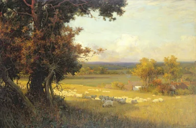 The Golden Valley」（油彩・キャンバス