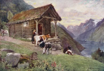 ノルウェーのフィヨルド