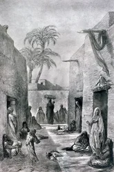 アルミーの街エジプトのダンスの女の子、エジプト、1872