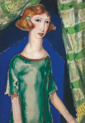 若い女性、1920-25年頃