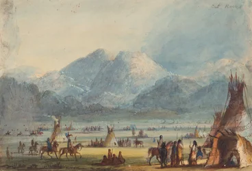 Cut Rocks、1837年頃（紙に鉛筆、水彩、グワッシュ）