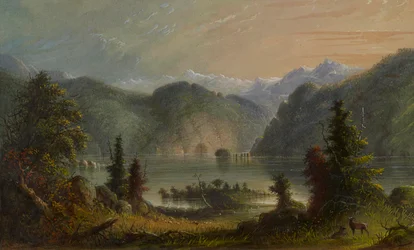 湖の風景