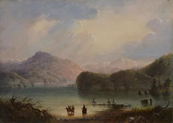 湖の風景