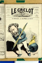 Le Grelot」119号の表紙、Satirique en Colours