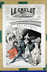 Le Grelot」166号の表紙、Satirique en Couleurs