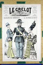 Le Grelot」167号の表紙、Satirique en Couleurs