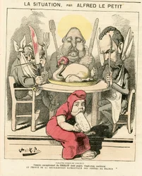 Le Grelot」47号の表紙、Satirique en Couleurs