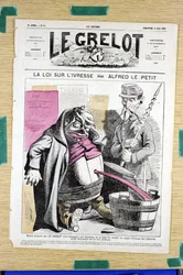 Le Grelot」58号の表紙、Satirique en Couleurs