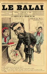 アルフレッド・ル・ペペティ（1841-1909）のイラストが『Le Bai』誌の表紙に掲載されました。