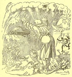Gros-Jean et son cure』に掲載されたアルフレッド・ル・ピート（1841-1909）のイラスト
