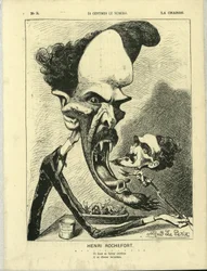 ラ・チャージ』（1870年）No.3のアルフレッド・ル・ペテ（1841-1909年）のイラスト