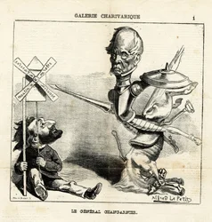 Le Charivari』に掲載されたアルフレッド・ル・ペテ（1841-1909）のイラスト