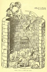 アルフレッド・ル・プティット（1841-1909）のグロス・ジャンとその教区のイラスト