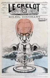 ソレイユ・クーシャン（Soleil couchant）。ヴィクトル・ユーゴー - アルフレッド・ル・ペペティ著、1883年11月3日付「ル・グレロット」紙にて
