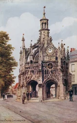 The Cross, Chichester (カラーリトグラフ)