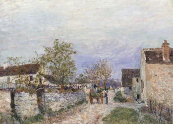 Rue a Veneux、1883