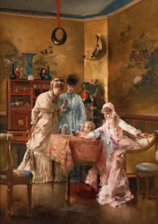 訪問者、1881年。