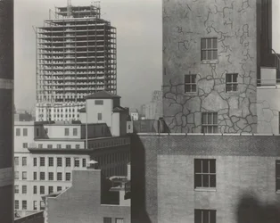 アメリカン プレイスの私の窓から、南西、1932 年。