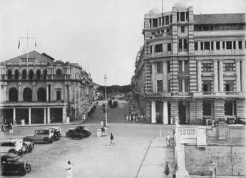 グランドオリエンタルホテルアンドP.＆O.ビルディング、セイロン、c1890、1910