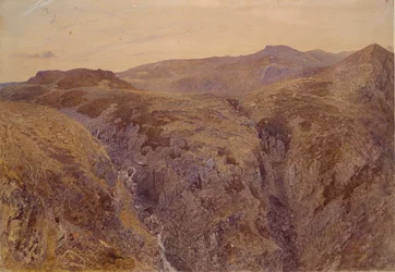 ウェールズの風景、1858