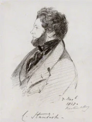 アルフレッド・ドーセーによるチャールズ・ストリックランド・スタンディッシュ卿（1790-1863）の肖像。