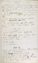 アルフレッド・ド・ムッセ（1810-57）1834による「ロレンツァッチョ」の計画の精度