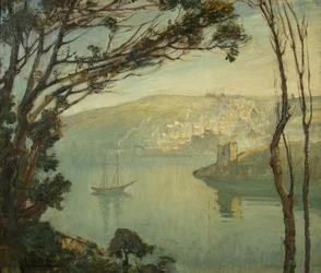 A Winter Morning, Fowey （油彩・キャンバス