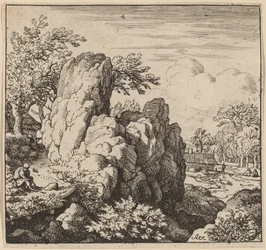大きな岩、おそらく c. 16451656。