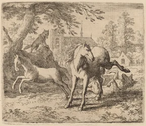 牝馬と狼、おそらく c. 16451656。