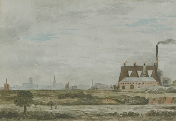 ウォルバーハンプトン-サウスビュー：水彩画、ND [c 1830]