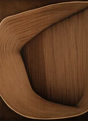 ミニマルな茶色の抽象画