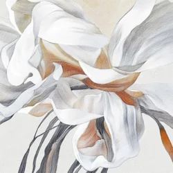 柔らかな花柄のアブストラクト