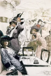 カフェ・ソサエティ、「パリ: ムール、衣装と態度 1912-13、Vol. 1: Les Bars